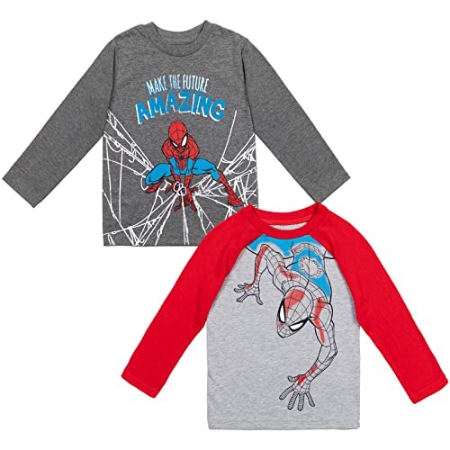 Spider-Man Boys' 2-Pack Long Sleeve T-Shirts
