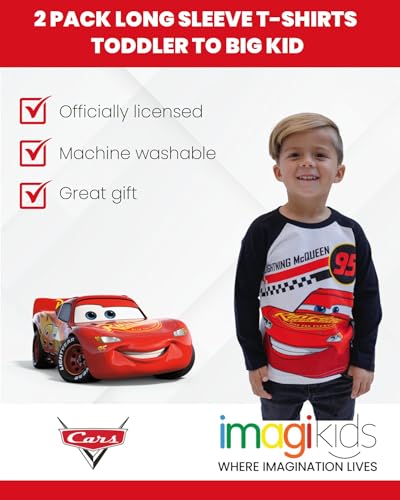 Disney Pixar Cars Toddler Boys T-Shirt Set 4T