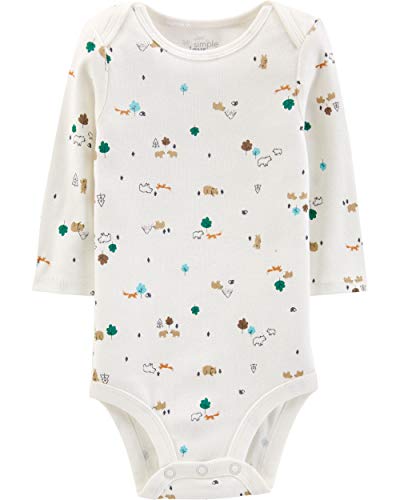 Baby Boys' 5-Pack Long-Sleeve Bodysuits Set