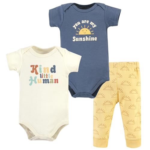 Kind Human Short Sleeve Baby Bodysuit and Pants