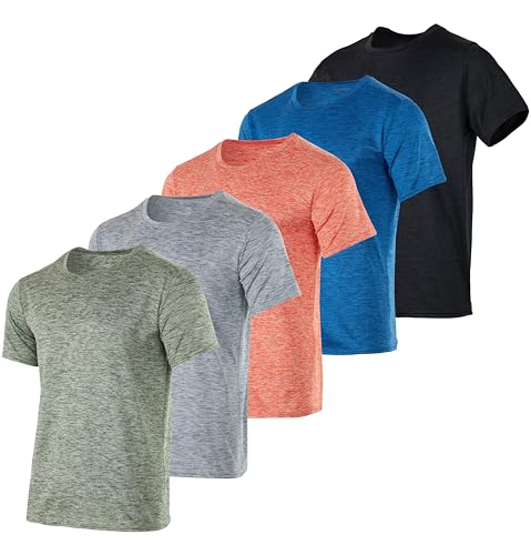 5 Pack Kids Quick Dry Active T-Shirts