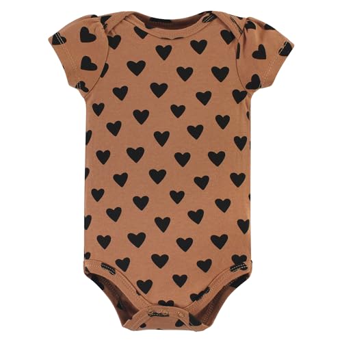 Cinnamon Hearts Baby Bodysuit, Pants, and Bib Set