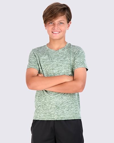 5 Pack Kids Quick Dry Active T-Shirts