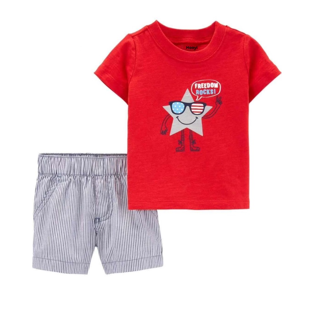 Dinosaur Cotton Outfit for Toddler Boys 0-2 Years