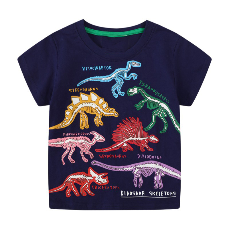 Luminous Dinosaur Boys' T-Shirt for Kids 2-7