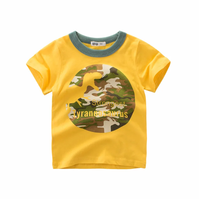 Kids' Cotton Cartoon Summer T-Shirt for Boys
