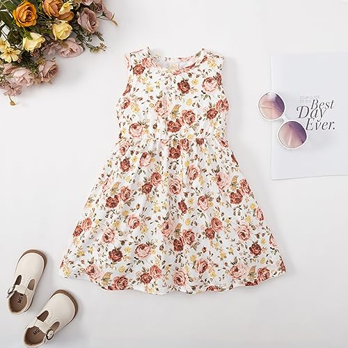 Floral Plaid Dress and Cardigan Set