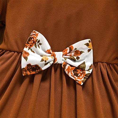 Floral Ruffle Top and Leggings Set for Girls