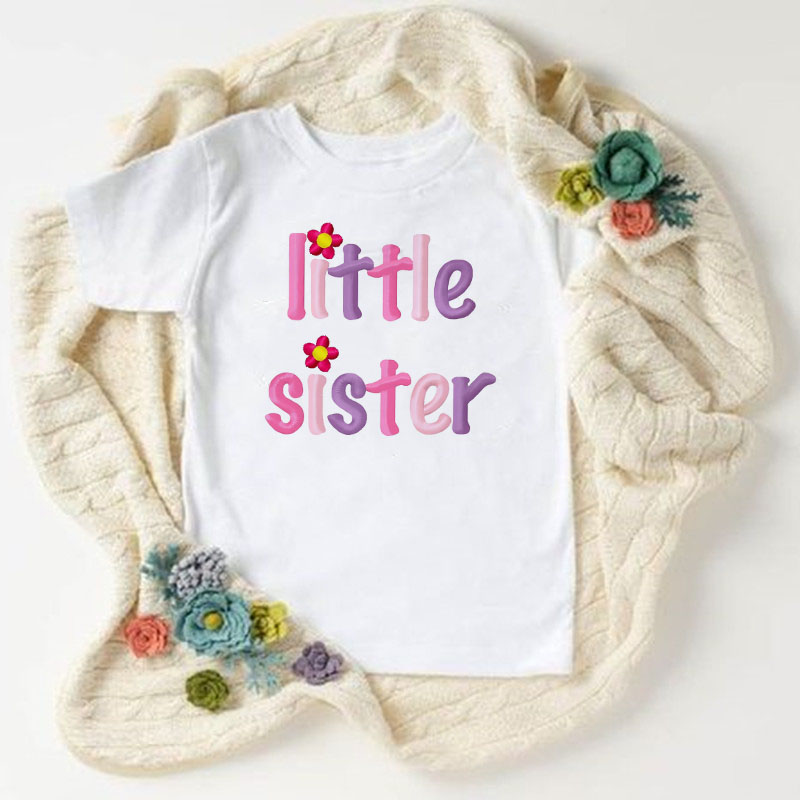Big Sister Little Sister Matching T-Shirt Set