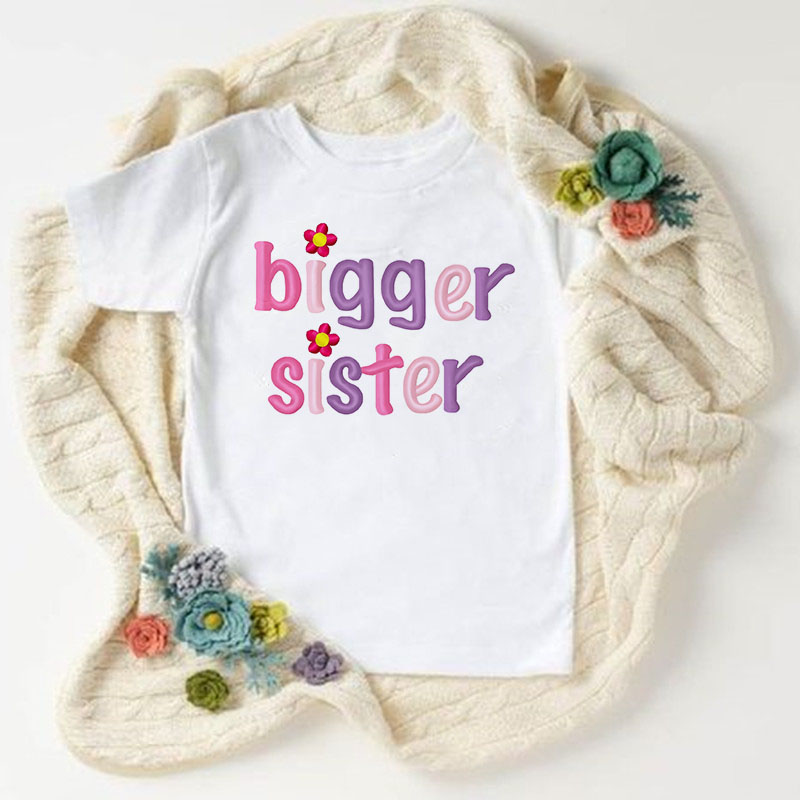 Big Sister Little Sister Matching T-Shirt Set