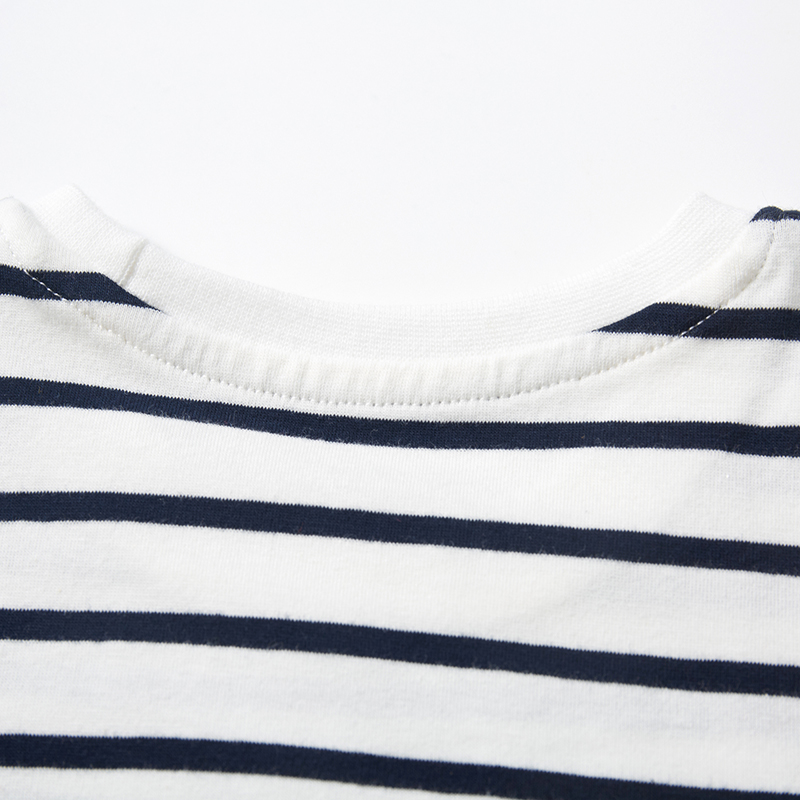 Little Maven Summer Striped Tee for Girls