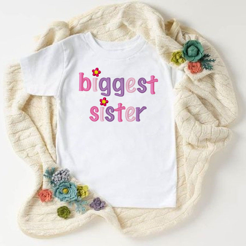 Big Sister Little Sister Matching T-Shirt Set