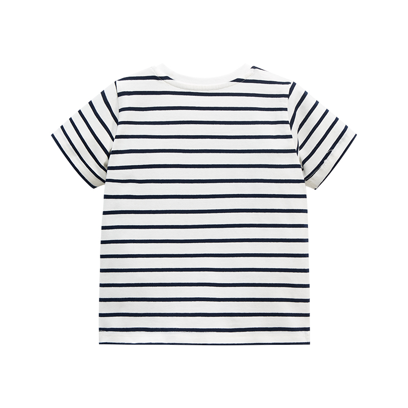 Little Maven Summer Striped Tee for Girls