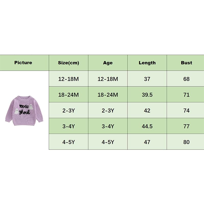 Cute Ghost Sweatshirt for Toddlers