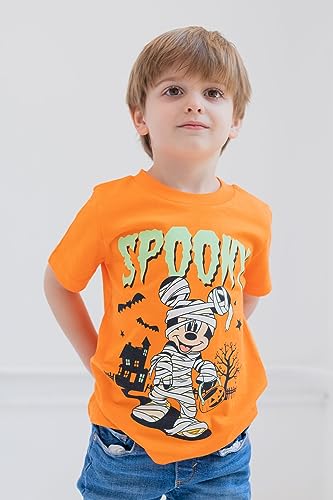 Disney Mickey Mouse Halloween Toddler T-Shirt - Orange