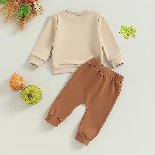 Pumpkin Sweatshirt and Pants Set