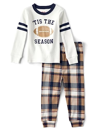 Family Matching Football Pajama Set for Toddlers