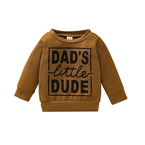 Dad's Little Dude Baby Pullover Sweatshirt
