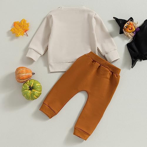Baby Boy Halloween Outfit Set - Pumpkin Theme
