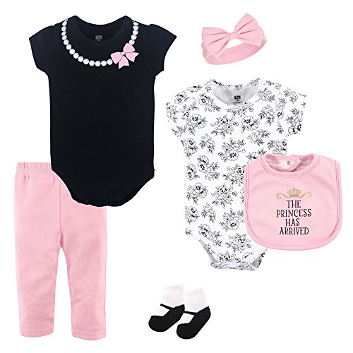 Hudson Baby Princess Cotton Layette Set, 0-3 Months