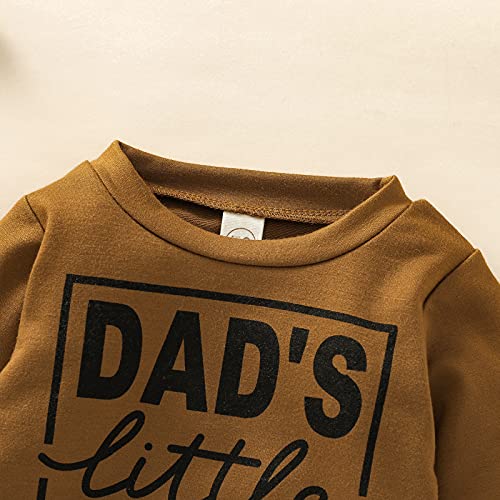 Dad's Little Dude Baby Pullover Sweatshirt