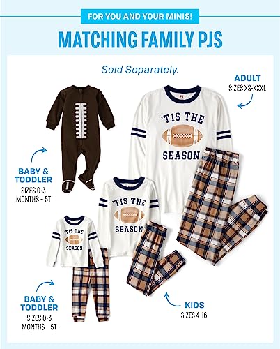 Family Matching Football Pajama Set for Toddlers
