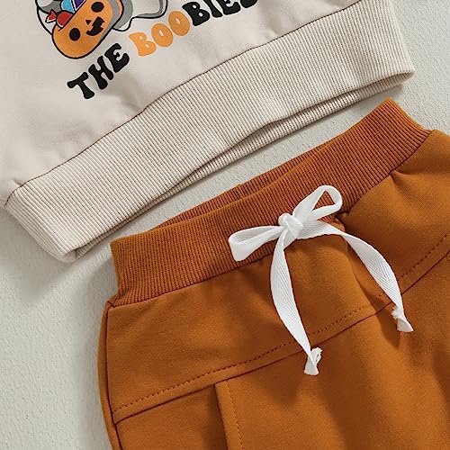 Baby Boy Halloween Outfit Set - Pumpkin Theme