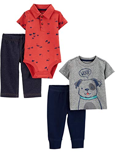 Carter's Baby Boys' 4-Piece Bodysuit Set