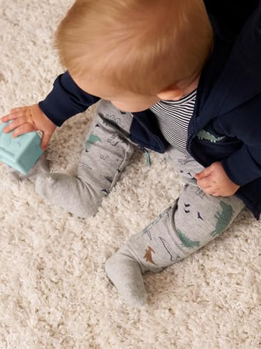 Navy Dino 4-Piece Baby Boy Outfit Set