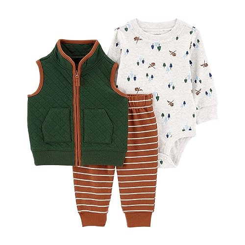 Carter's Baby Boys' 3-Piece Outdoor Vest Set