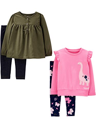 Carter's Baby Girl Dino Playwear Set