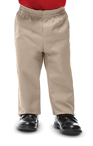 Toddler Boys' Khaki Uniform Pull-On Pants, 4T