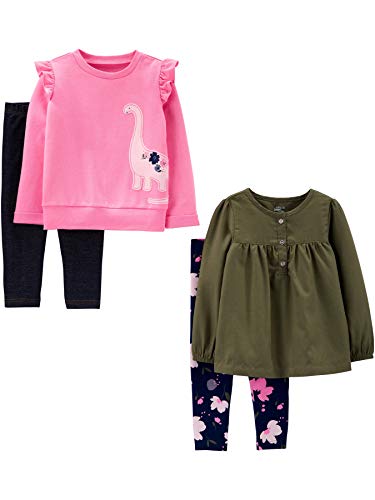 Carter's Baby Girl Dino Playwear Set