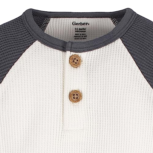 Gerber Baby Boy's 2-Pack Long Sleeve Onesies