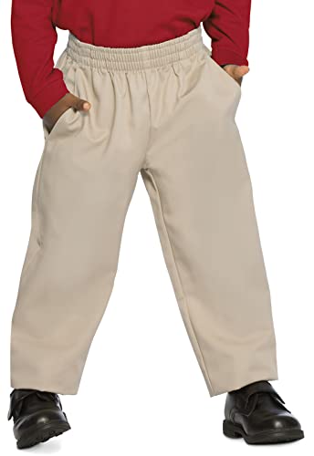 Toddler Boys' Khaki Uniform Pull-On Pants, 4T