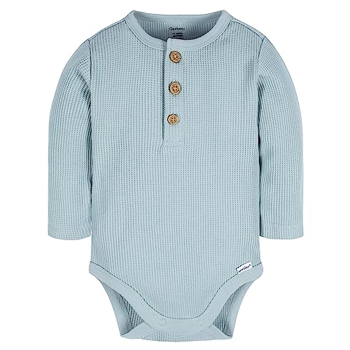 Gerber Baby Boy's 2-Pack Long Sleeve Onesies