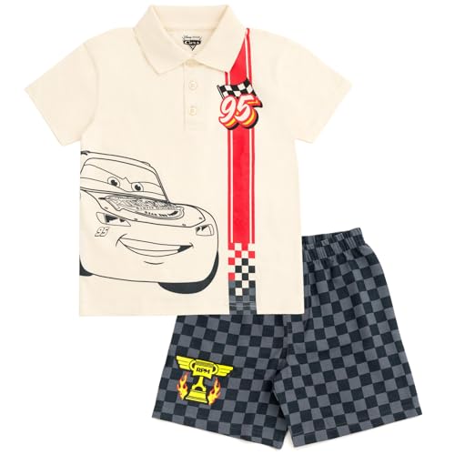 Disney Cars Lightning McQueen Toddler Outfit Set