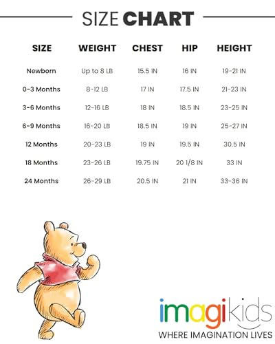 Disney Winnie the Pooh Baby Boys Coveralls 0-3 Months