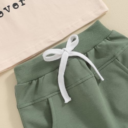 Summer Outfit Set for Boys - Beige