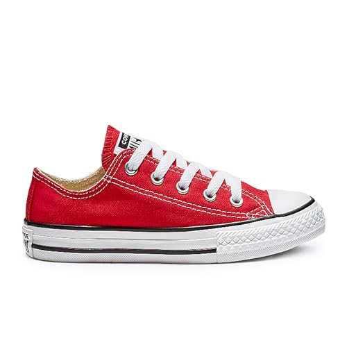 Red Converse Chuck Taylor Low Top Sneakers for Kids