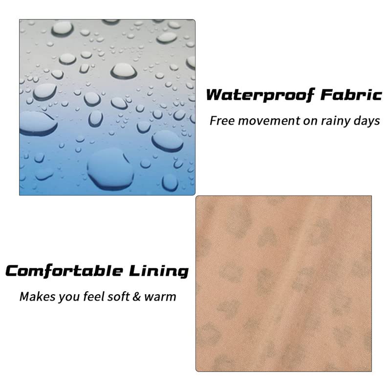 JOYSON Girls Waterproof Rain Jacket with Hood