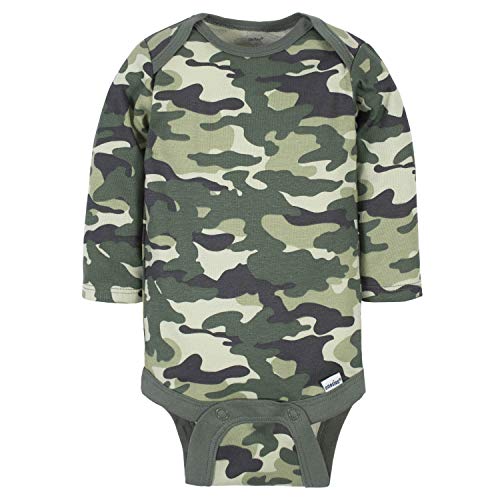 Gerber Baby Boys' 6-Pack Tiger Long-Sleeve Bodysuits