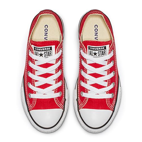 Red Converse Chuck Taylor Low Top Sneakers for Kids
