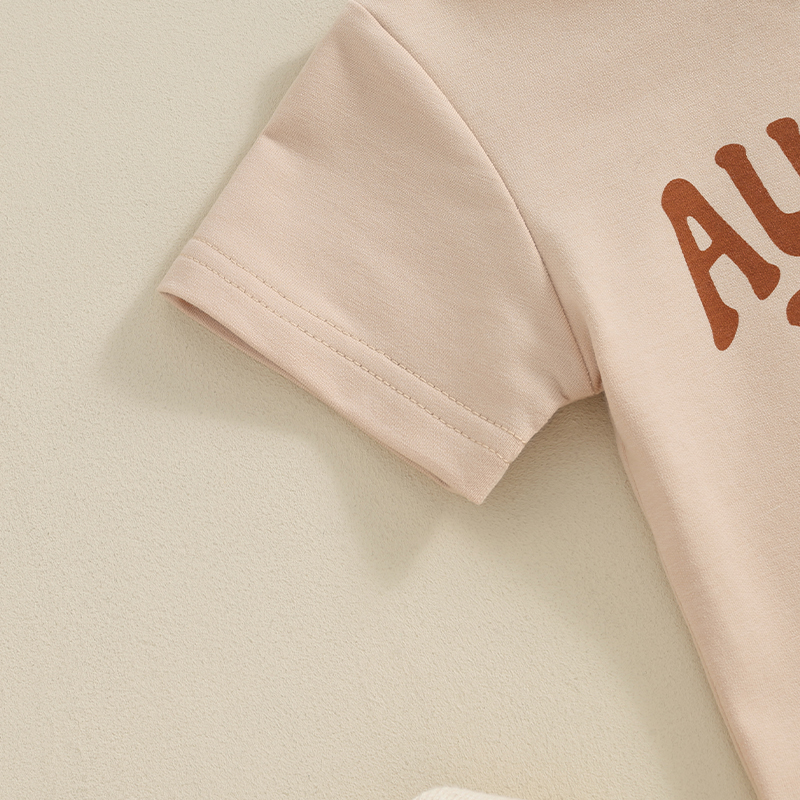 Girl Summer Outfit Set - T-Shirt & Shorts