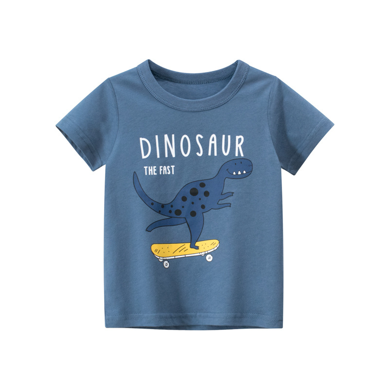 Summer Cartoon T-Shirts for Boys Ages 2-9
