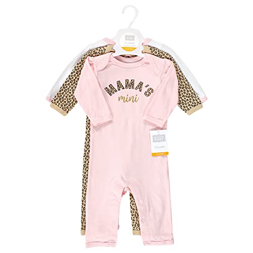 Leopard Print Cotton Coveralls for Babies 6-9 Months