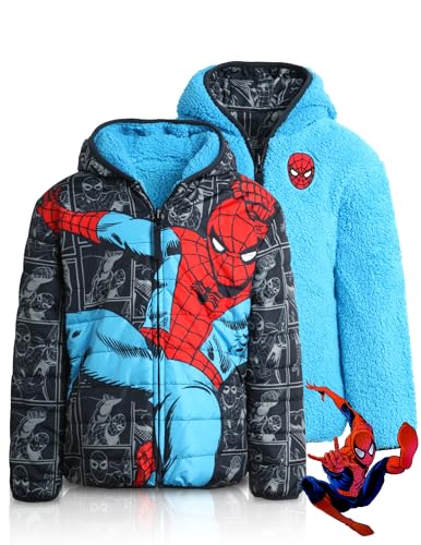 Spider-Man Reversible Puffer Jacket for Boys