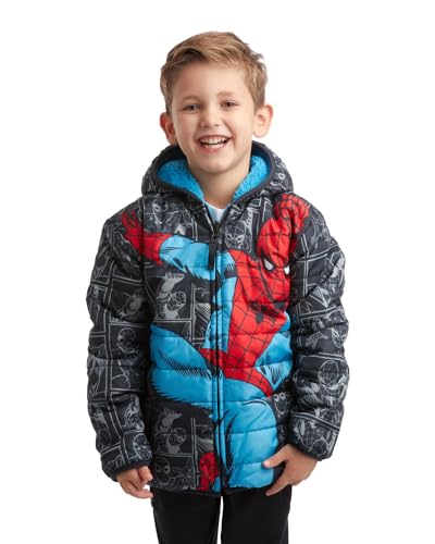 Spider-Man Reversible Puffer Jacket for Boys