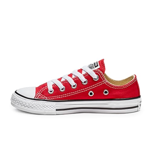 Red Converse Chuck Taylor Low Top Sneakers for Kids