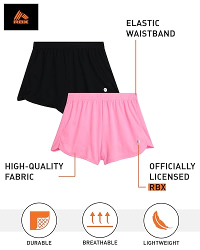 Girls' Active Dolphin Shorts - 2 Pack